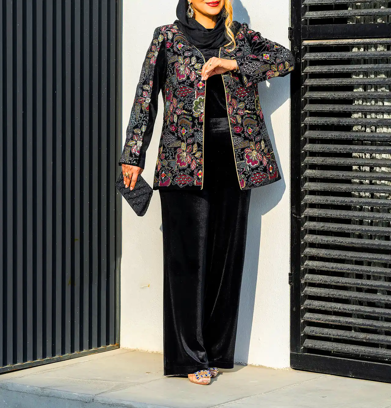 استایل زنانه تیره رسمی 