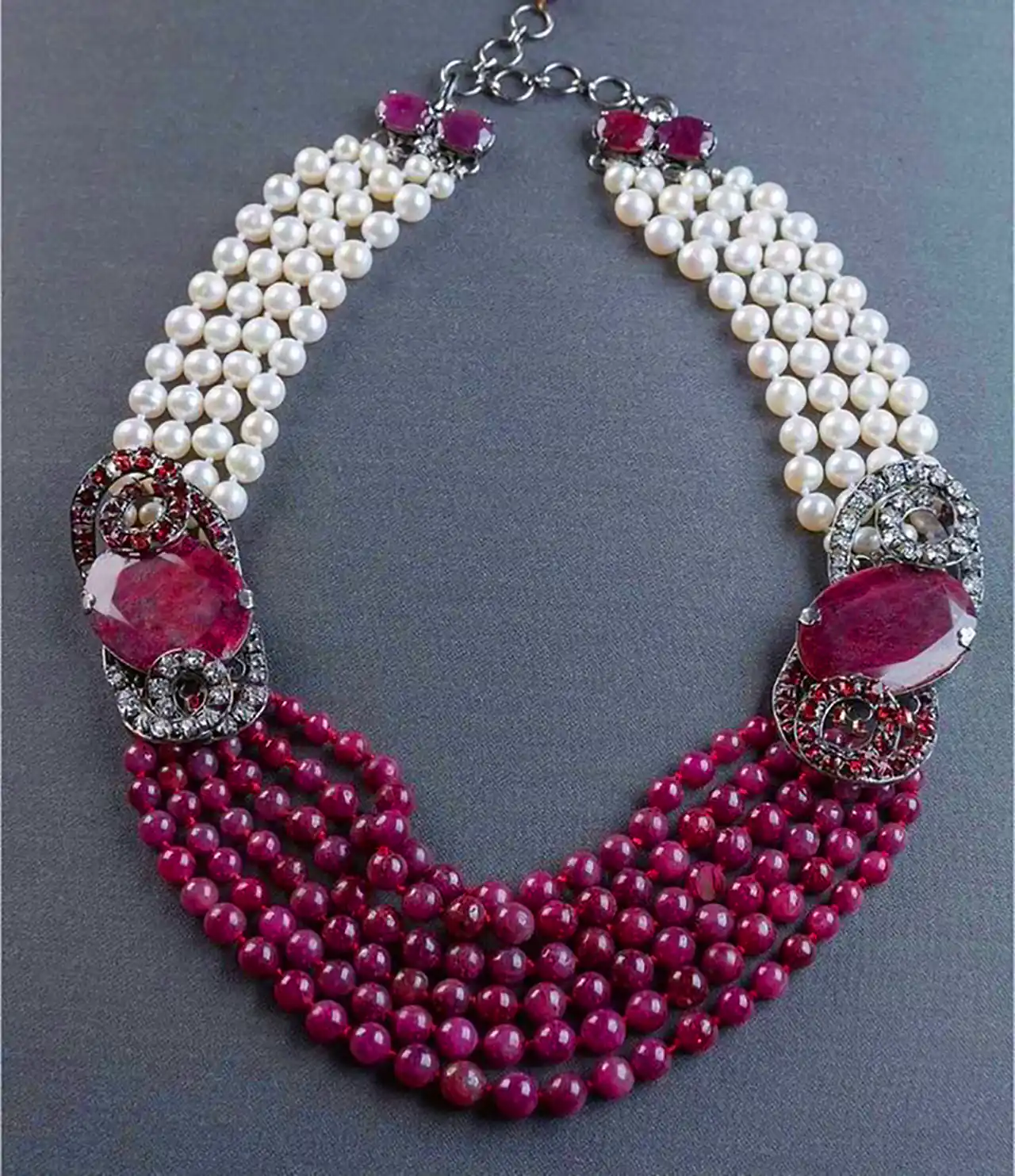گردنبند رشته ای مرواریدی 