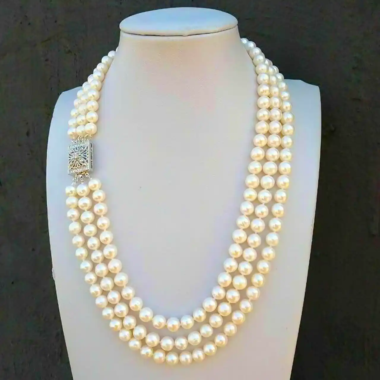 گردنبند رشته ای مرواریدی 