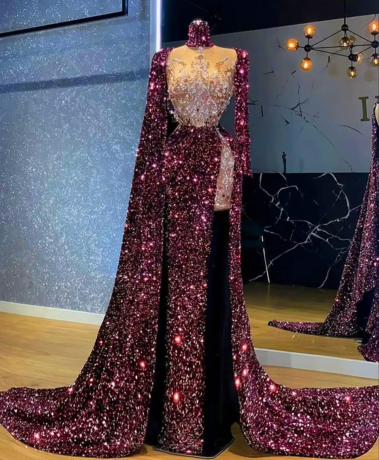 ماکسی مجلسی با طرح هندی 