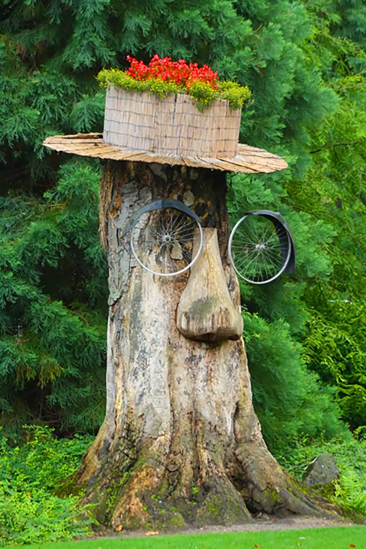 دکور باغچه طبیعی و خلاقانه 