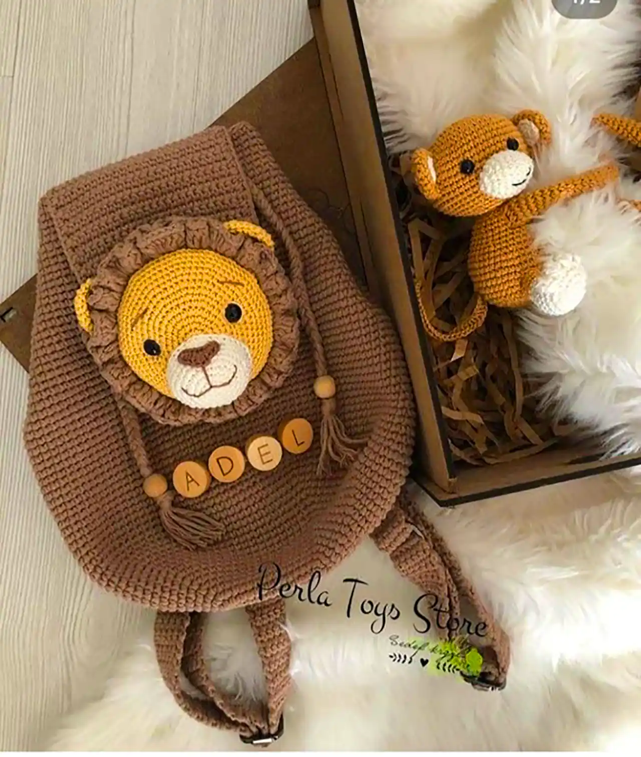 کوله پشتی بافتنی فانتزی