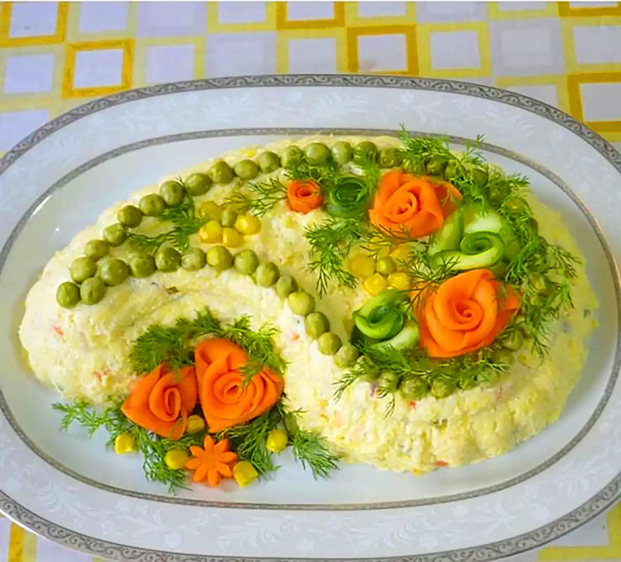 سالاد الویه مجلسی تزئینی 