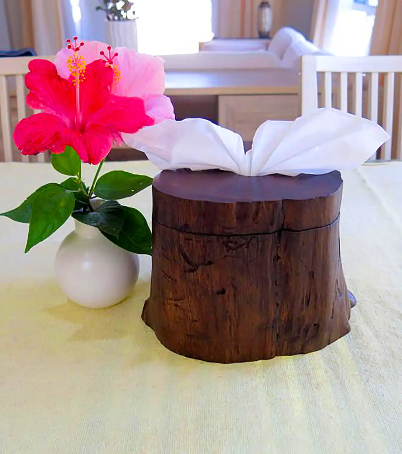 جعبه دستمال کاغذی چوبی