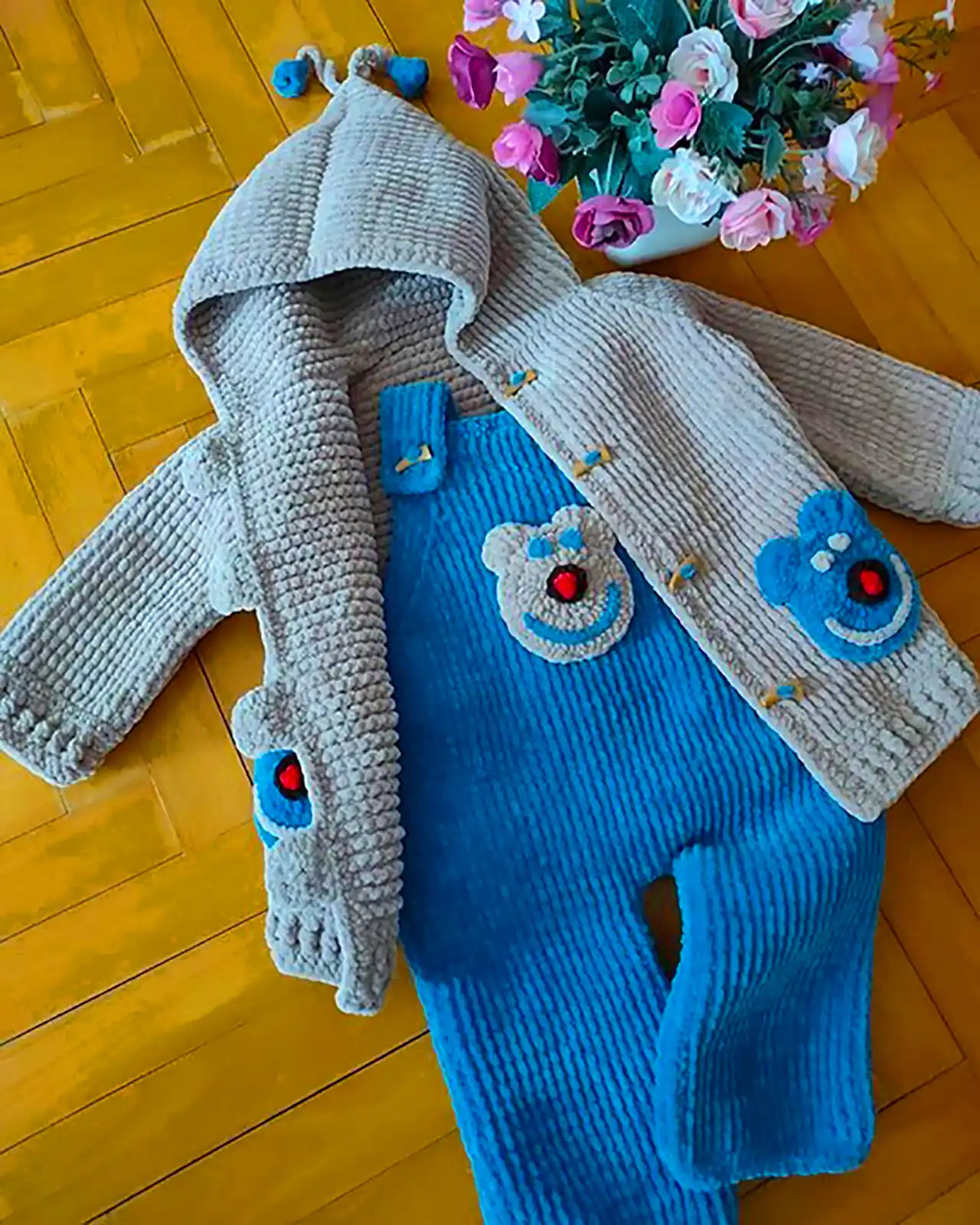لباس گرم نوزاد زمستونی