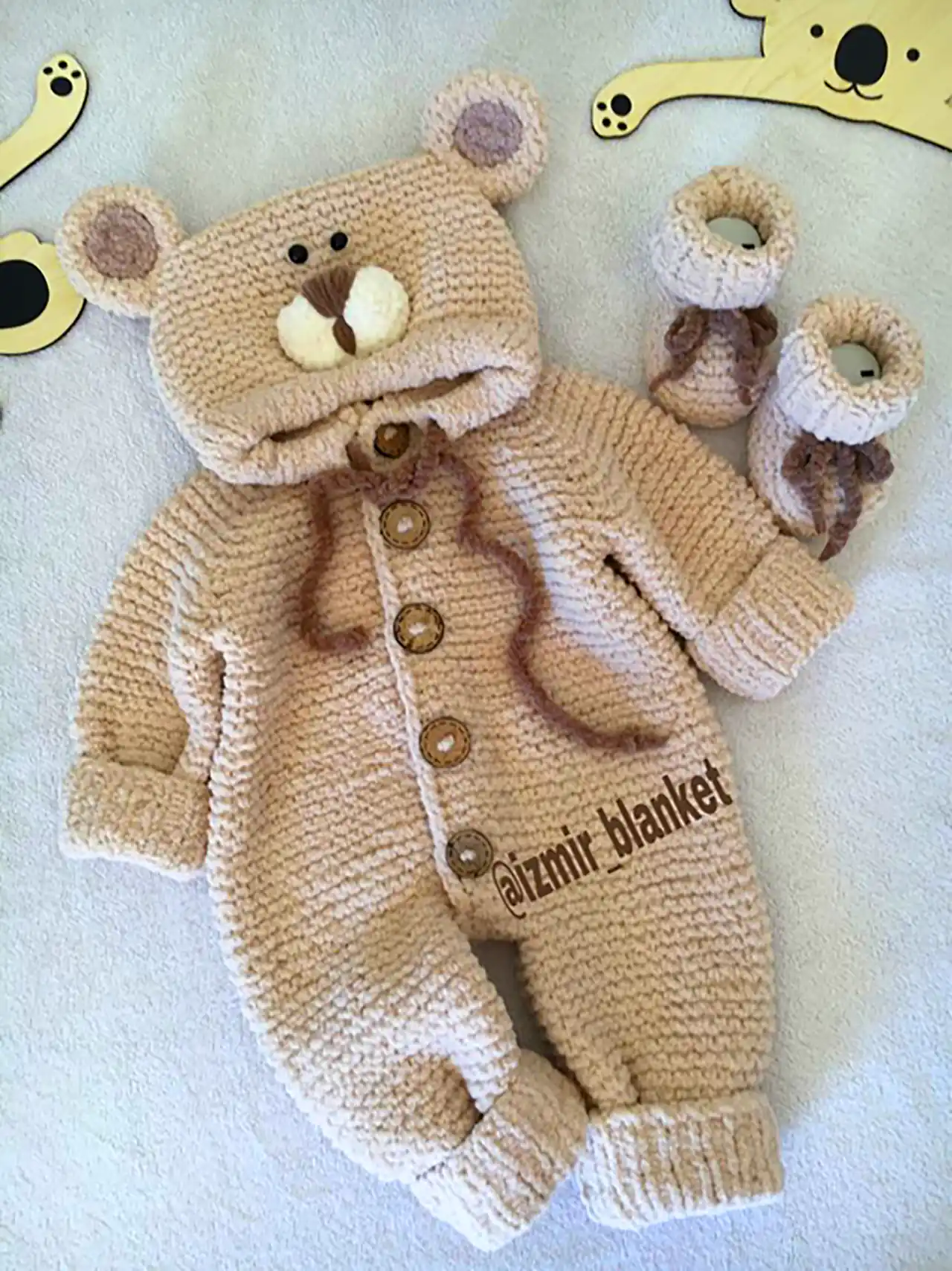 لباس گرم نوزاد زمستونی