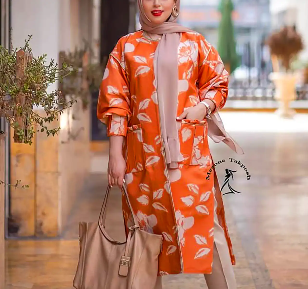 مانتو آجری جدید شیک
