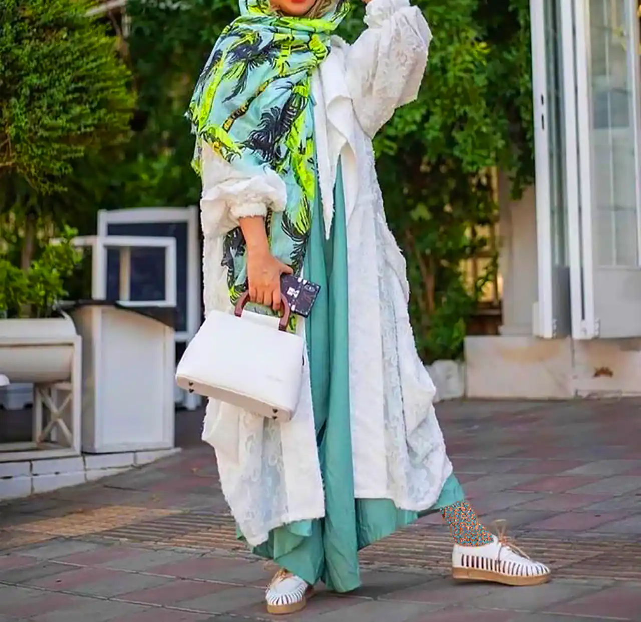 مانتو طرحدار متفاوت و شیک