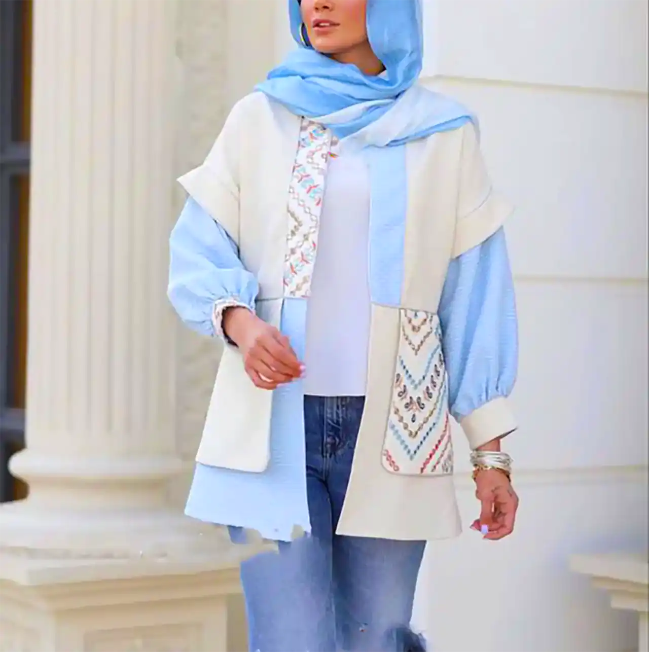 مانتوی ترند برای تیپ مجلسی