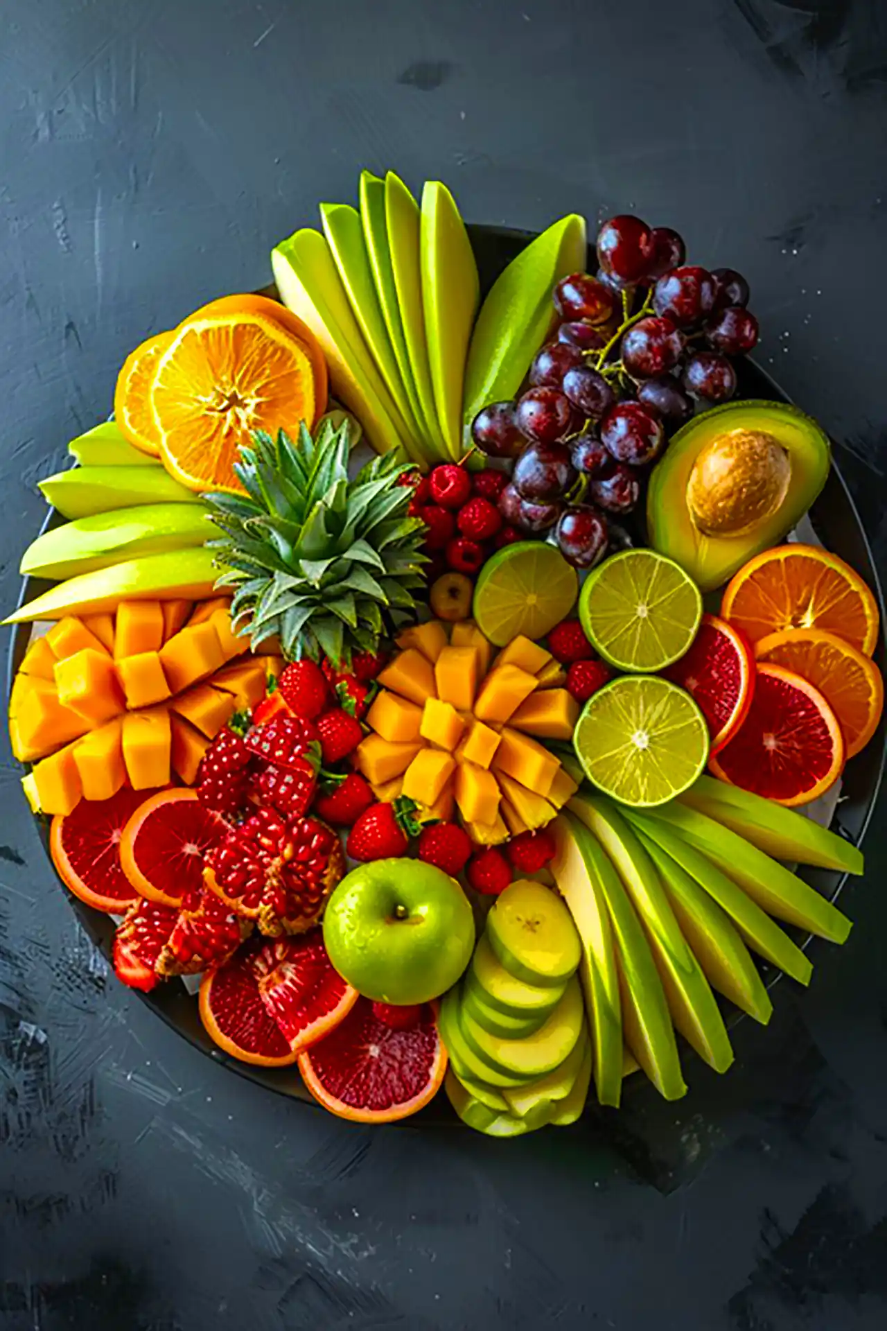 تزئین میوه اسلایس شده مجلسی 