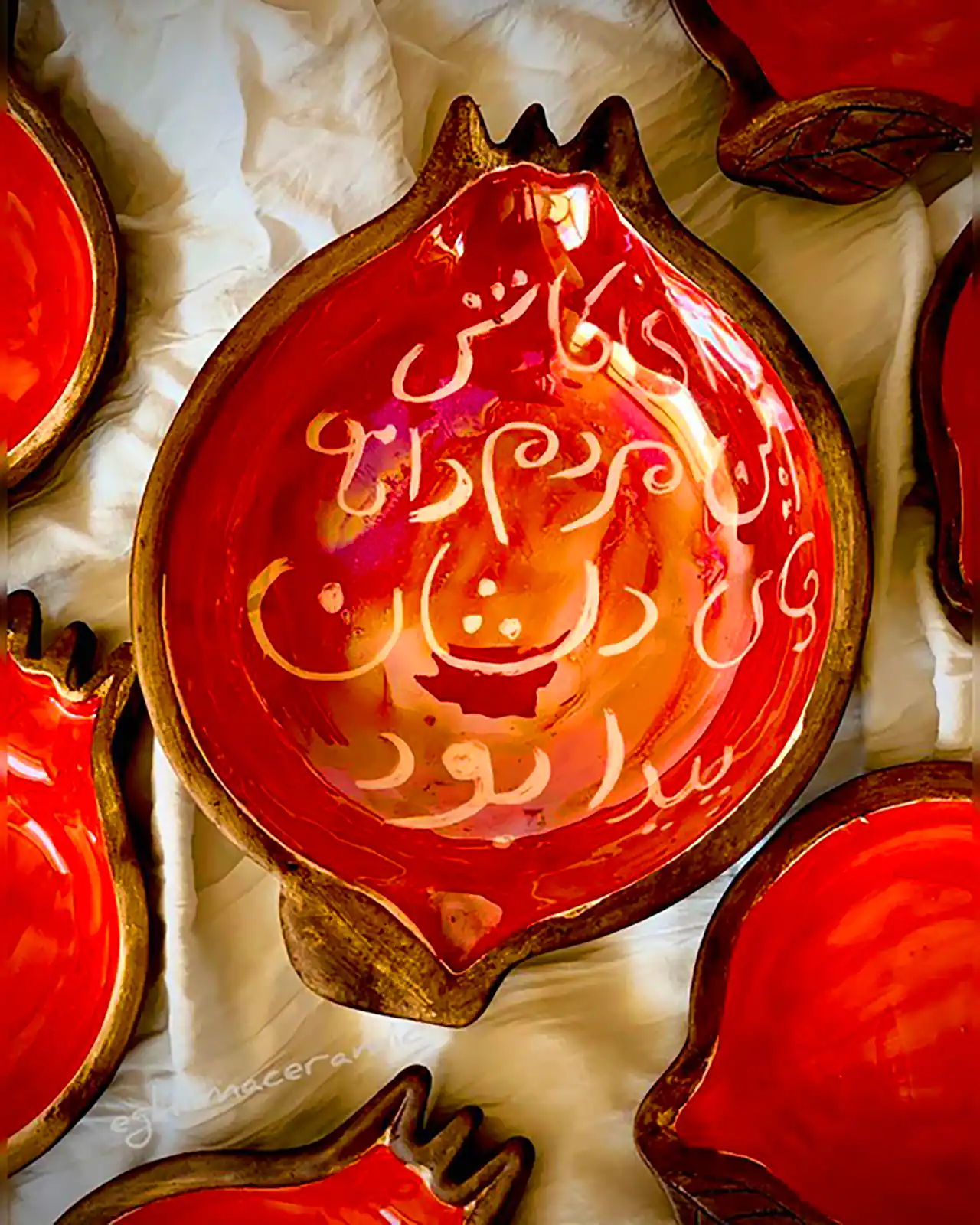 ظروف سرو شیک انار