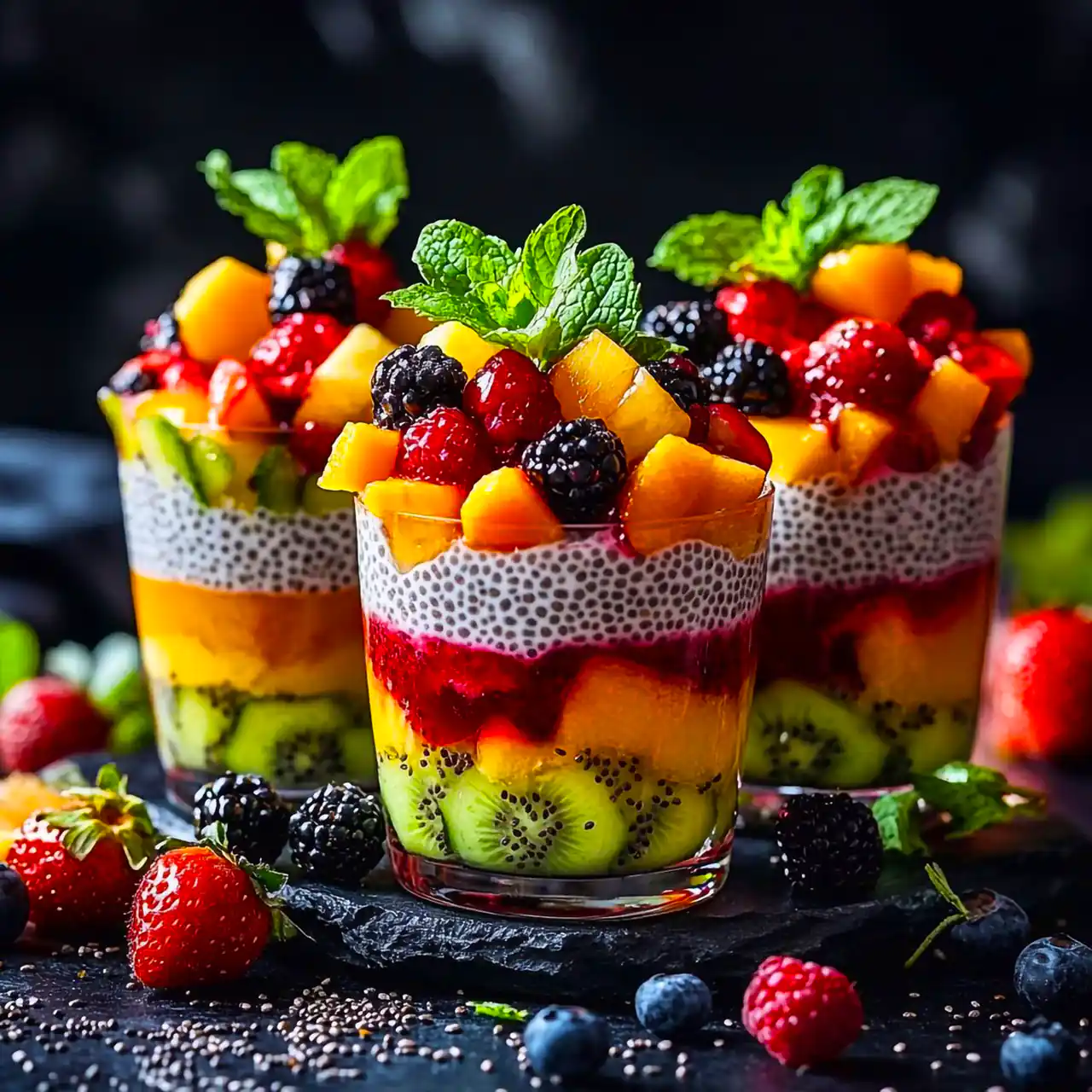 دسر لایه ای با تخم شربتی 