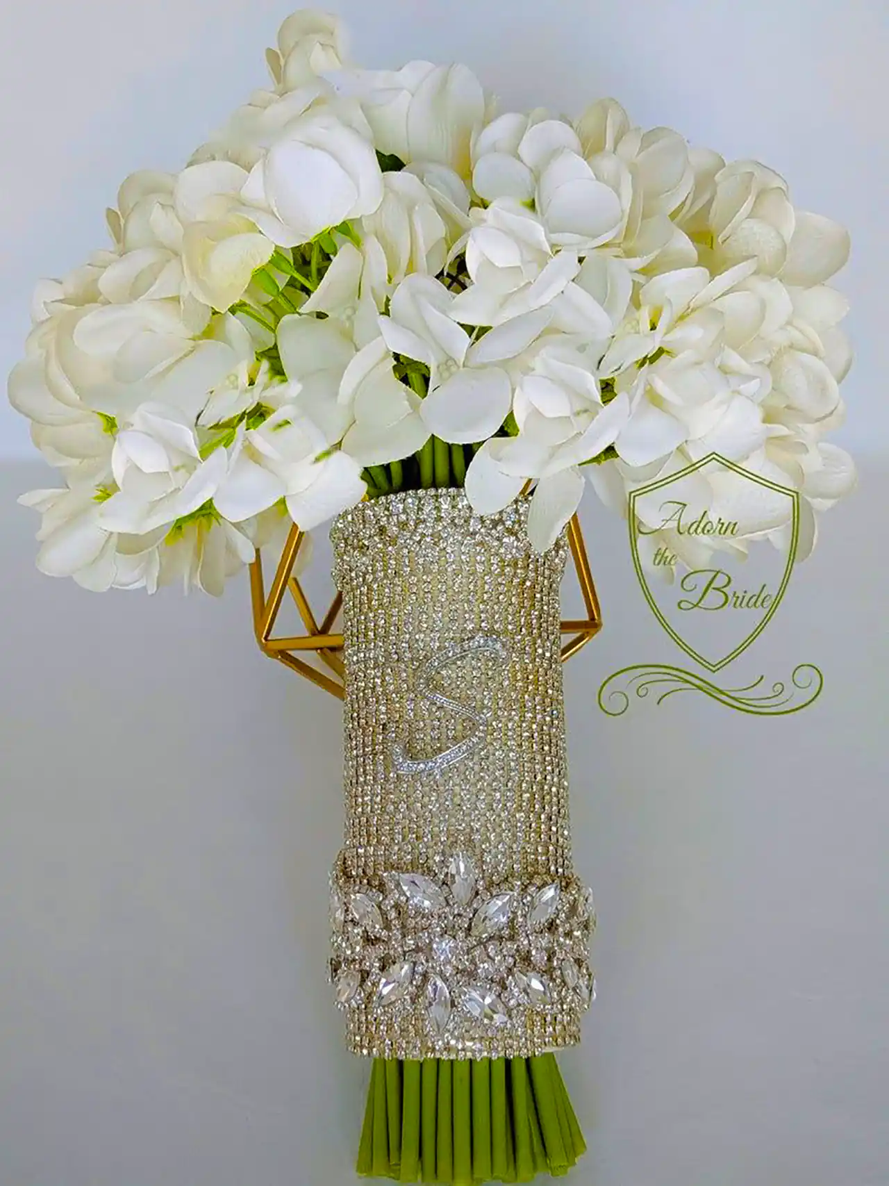 دسته گل سفید عروس