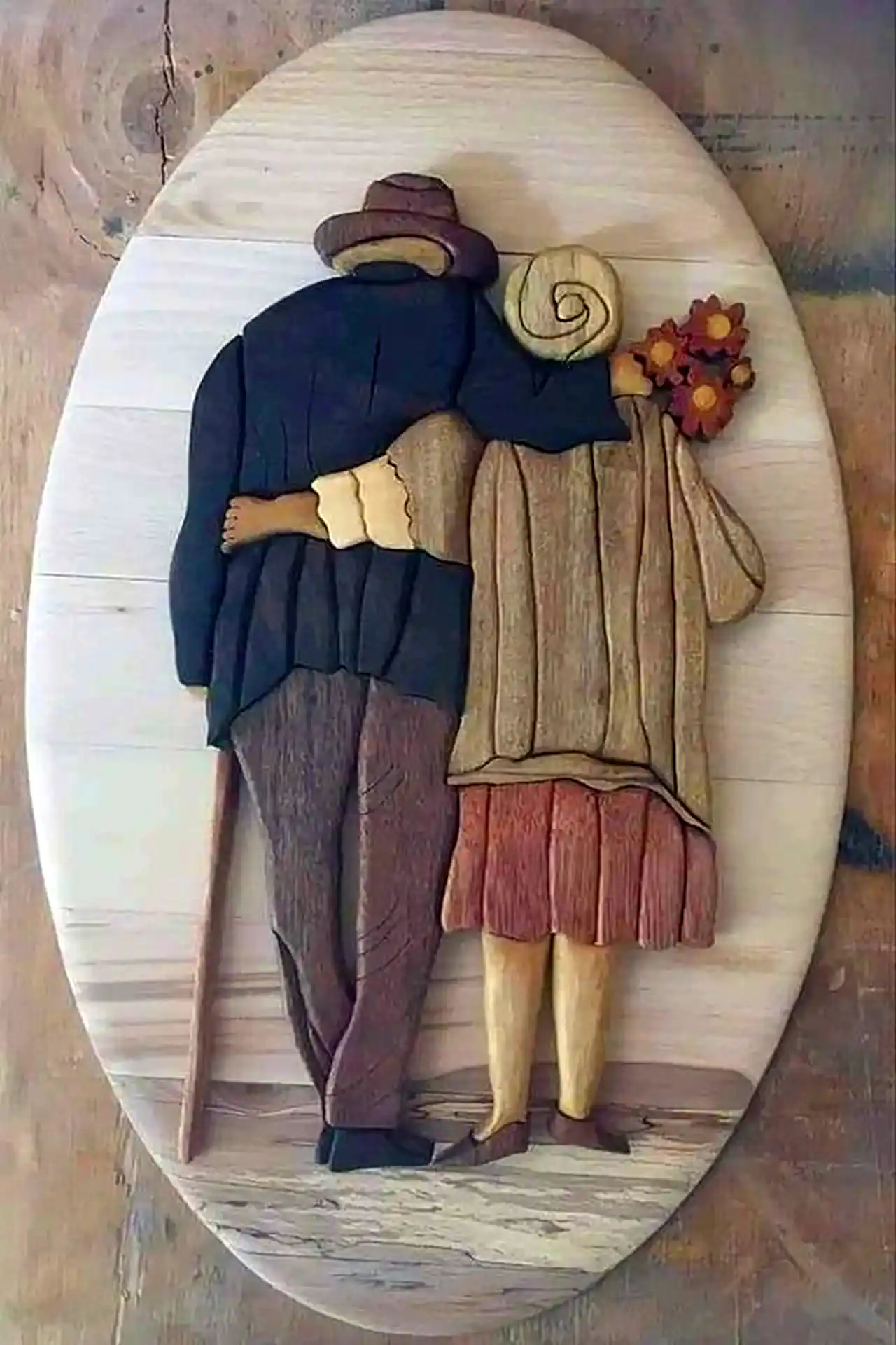 تابلو دیواری دستساز چوبی